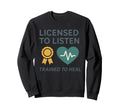 Child Grief Counselor Healing Sweatshirt - Fun Novelty Design Men Women - T-Shirt, Sweatshirt, Hoodie