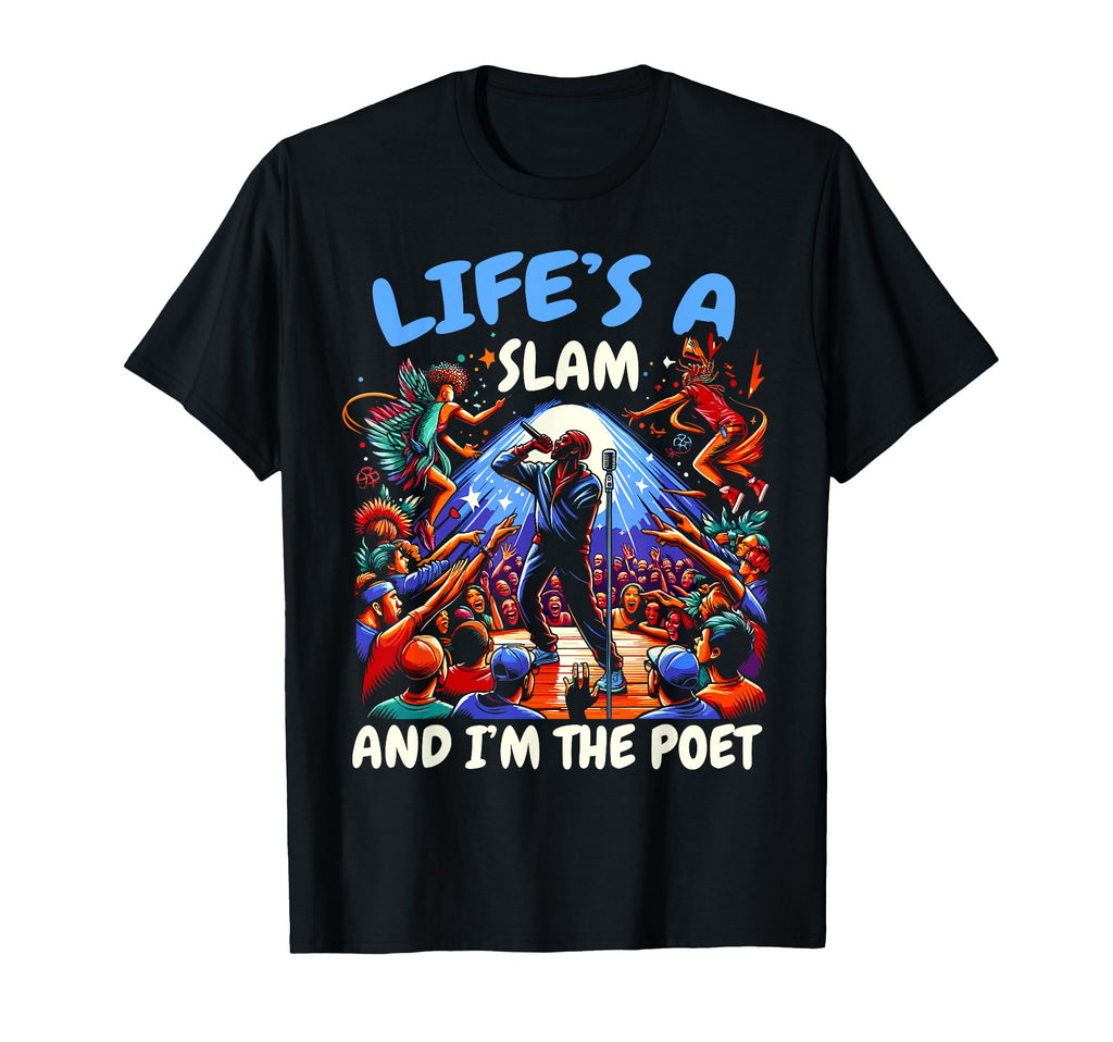 Poetry Slam Poet Novel Writer Poem T-Shirt - Custom Art Print Men Women - T-Shirt, Sweatshirt, Hoodie