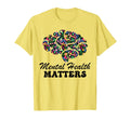 Yellow Mental Health Awareness Mental T-Shirt - Trendy Graphic for Adults - T-Shirt, Sweatshirt, Hoodie