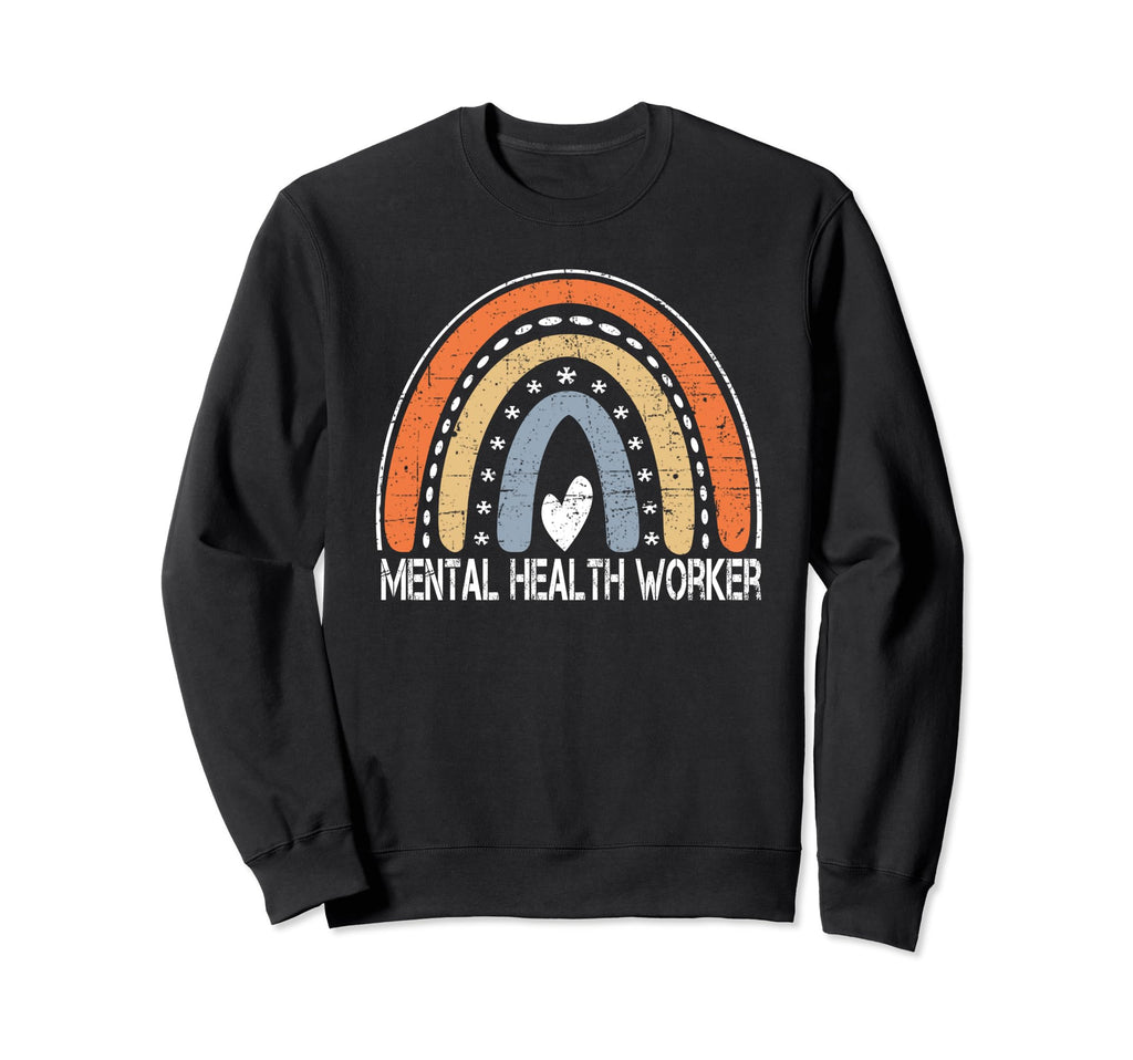 Funny Job Title Worker Rainbow Sweatshirt - Aesthetic Graphic Men Women - T-Shirt, Sweatshirt, Hoodie