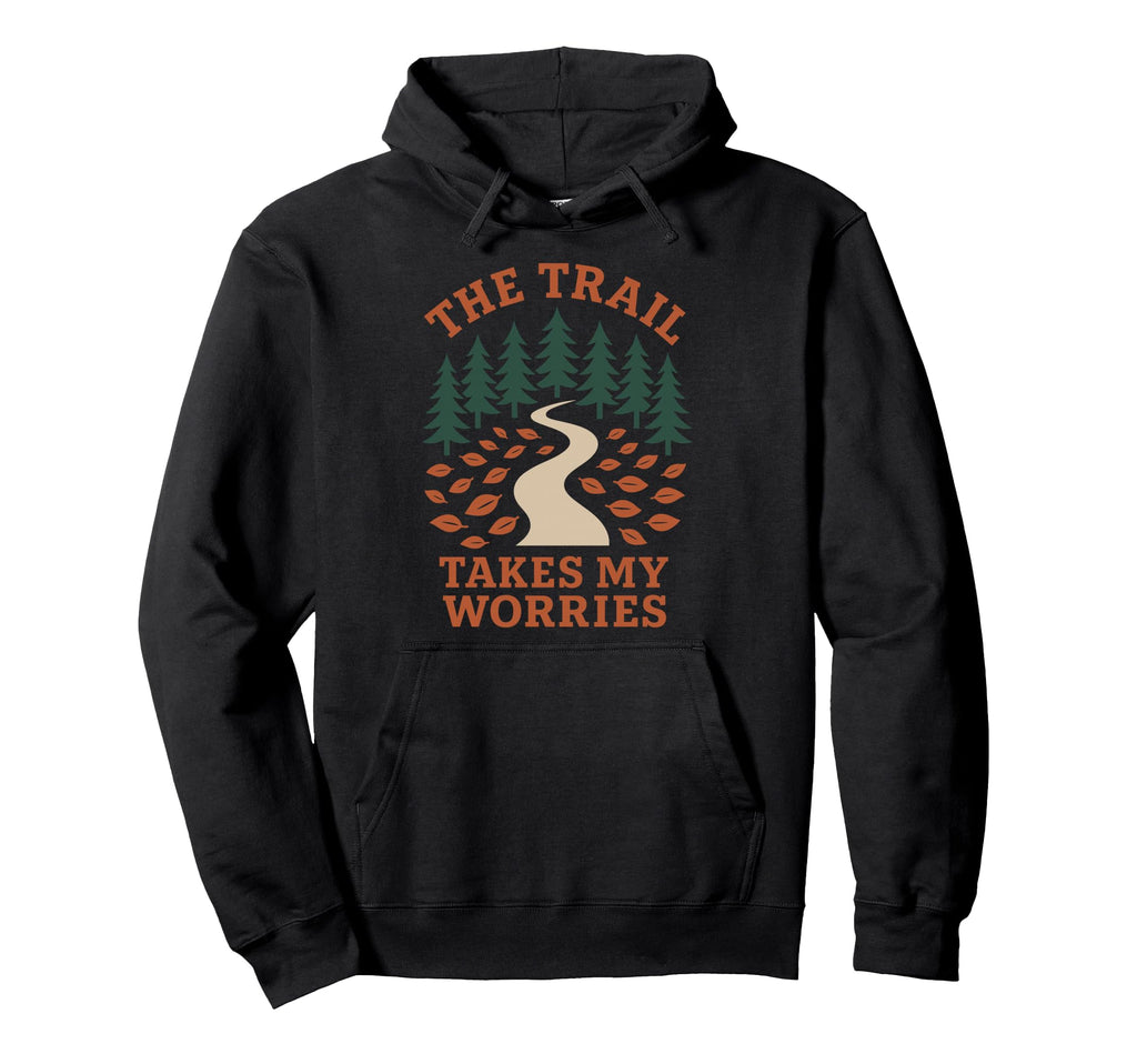 Forest Walk Overthinker Mental Reset Hoodie - Custom Art Print Men Women - T-Shirt, Sweatshirt, Hoodie