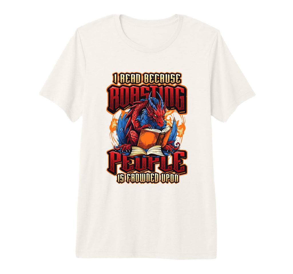 Book Lover Avid Reader Bookworm Dragon T-Shirt - Unique Graphic for Adults - T-Shirt, Sweatshirt, Hoodie