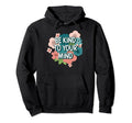 Be Kind To Your Mind Floral Mental Health Hoodie - Graphic Print Men Women - T-Shirt, Sweatshirt, Hoodie