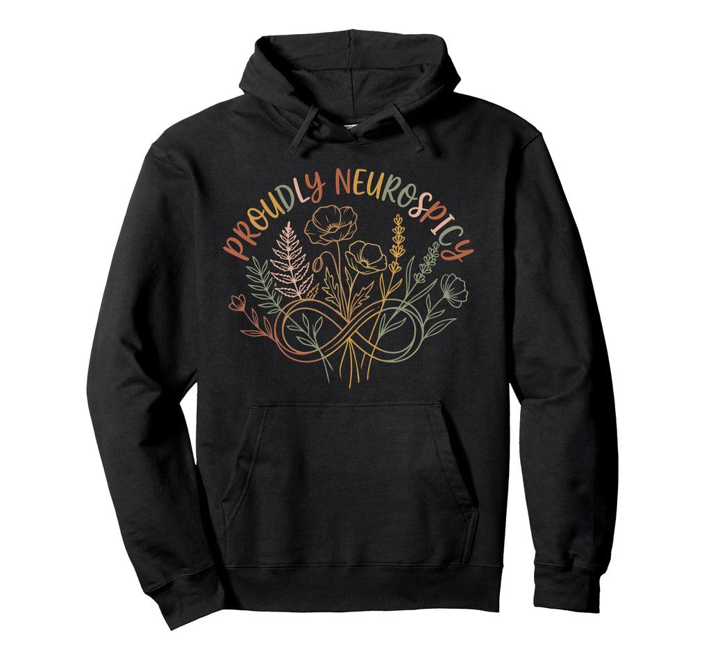Autism Pride Neurospicy Brain Hoodie - Casual Everyday Wear Unisex - T-Shirt, Sweatshirt, Hoodie