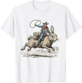 Cowboy Riding Easter Bunny Tee.Cowboy Easter Bunny Unisex T-shirt, Sweatshirt, Hoodie, Long Sleeve Tee - T-Shirt, Sweatshirt, Hoodie