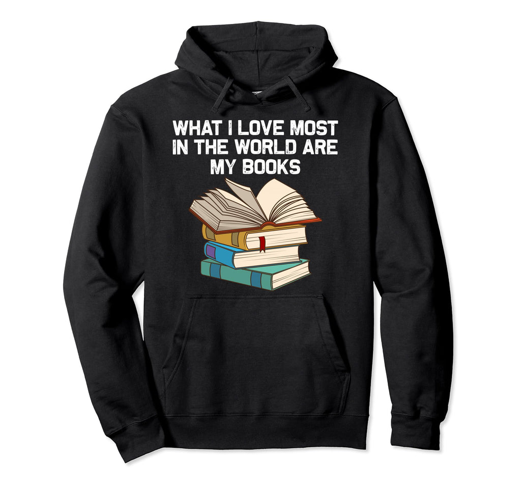 Funny Book Lover Designs Librarian Hoodie - Novelty Apparel for Adults - T-Shirt, Sweatshirt, Hoodie