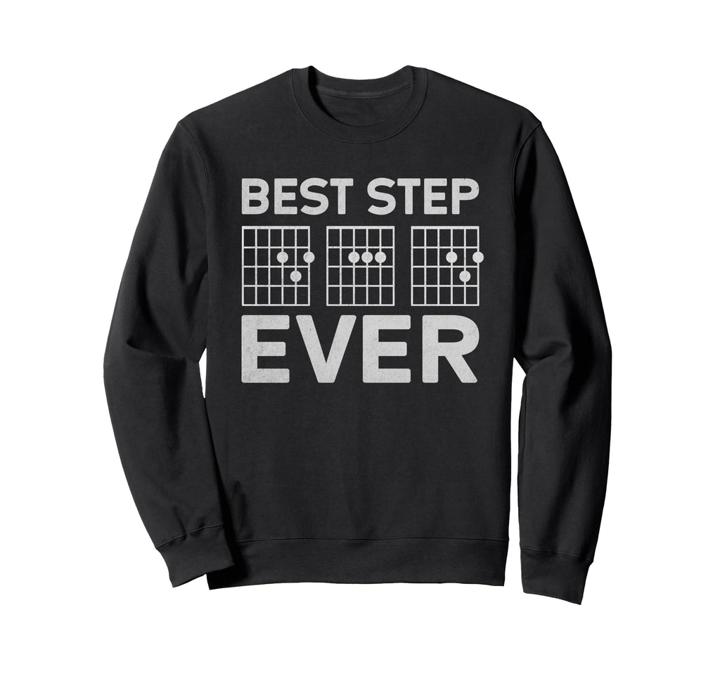 Best Step Dad Ever Guitar Chords Sweatshirt - Trendy Graphic for Adults - T-Shirt, Sweatshirt, Hoodie