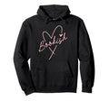 Bookish Trendy Heart Book Lover Hoodie - Novelty Apparel Men Women - T-Shirt, Sweatshirt, Hoodie