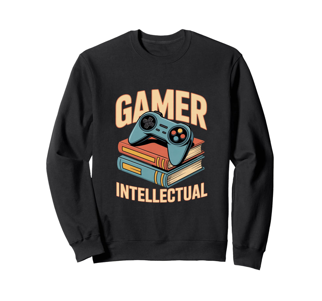 Gamer Intellectual Controller Sweatshirt - Aesthetic Graphic for Adults - T-Shirt, Sweatshirt, Hoodie