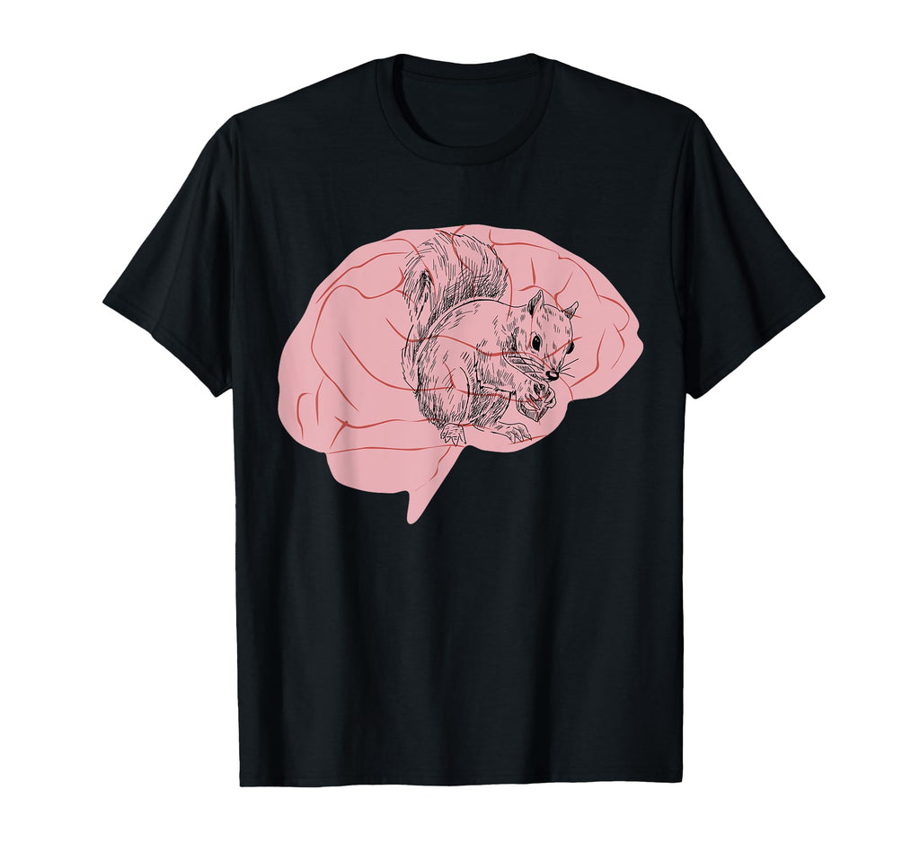 Squirrel Brain Adhd Cant Focus Wandering T-Shirt - Trendy Graphic Unisex - T-Shirt, Sweatshirt, Hoodie