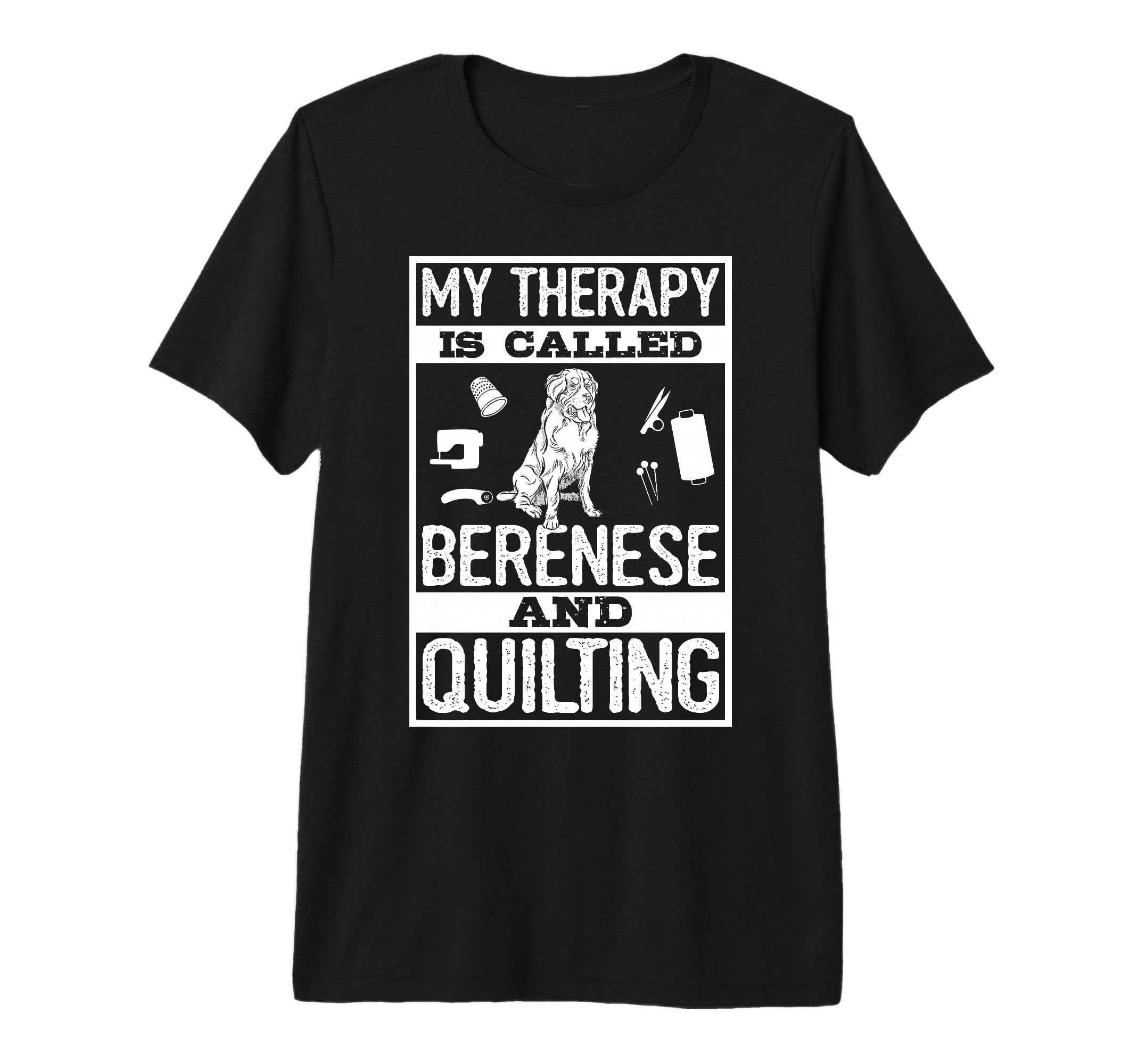 My Therapy Is Called Bernese And T-Shirt - Unique Graphic for Adults - T-Shirt, Sweatshirt, Hoodie