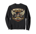 Motorcycle Biker Dog Motorcycle And Sweatshirt - Custom Art Print Unisex - T-Shirt, Sweatshirt, Hoodie