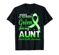 I Wear Green My Aunt Mental Health T-Shirt - Custom Art Print Men Women - T-Shirt, Sweatshirt, Hoodie