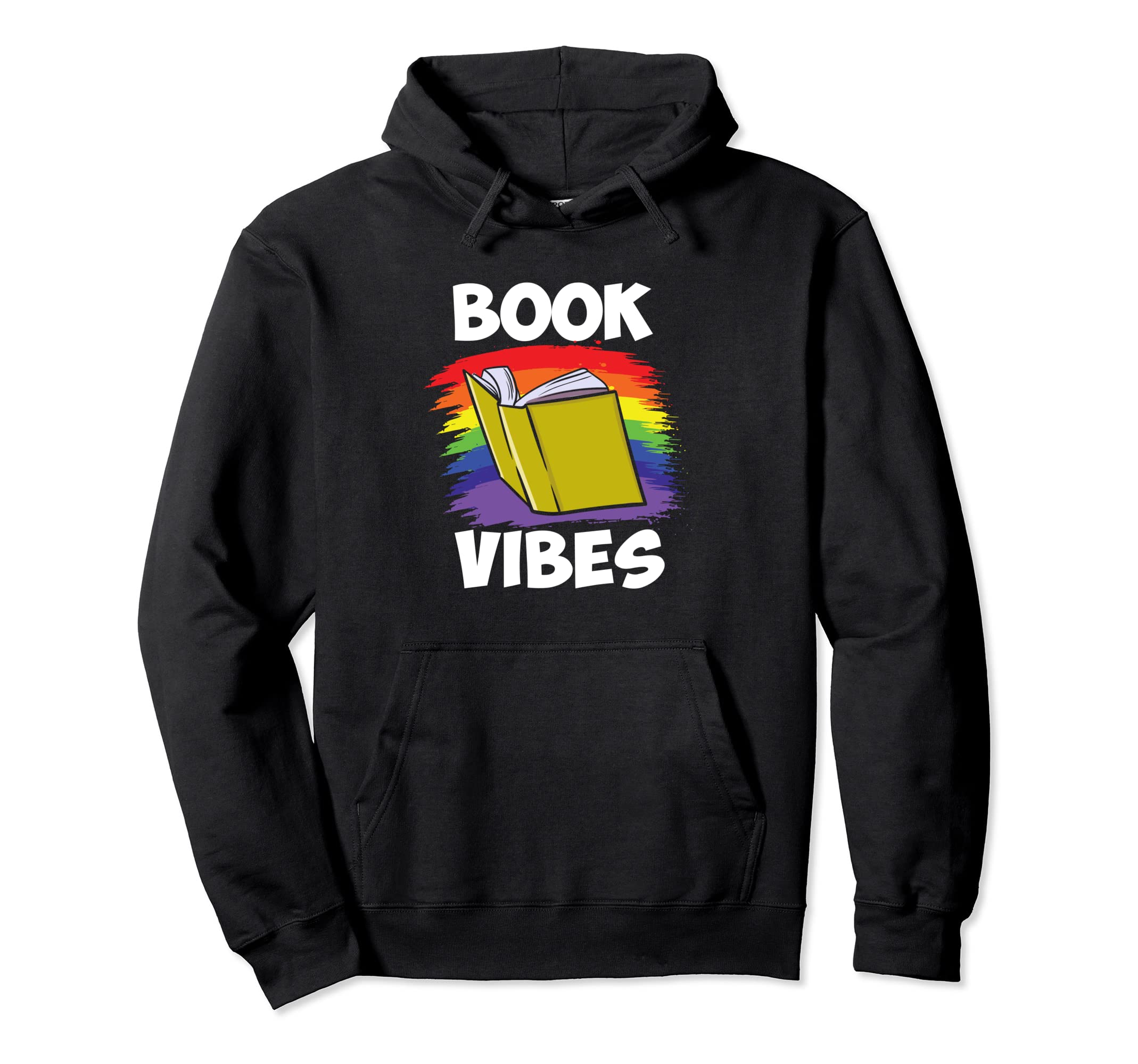 Book Vibes Reading Gift Bookworm And Hoodie - Aesthetic Graphic Men Women - T-Shirt, Sweatshirt, Hoodie