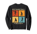 Fathers Day Best Basketball Dad Sweatshirt - Minimalist Print for Adults - T-Shirt, Sweatshirt, Hoodie