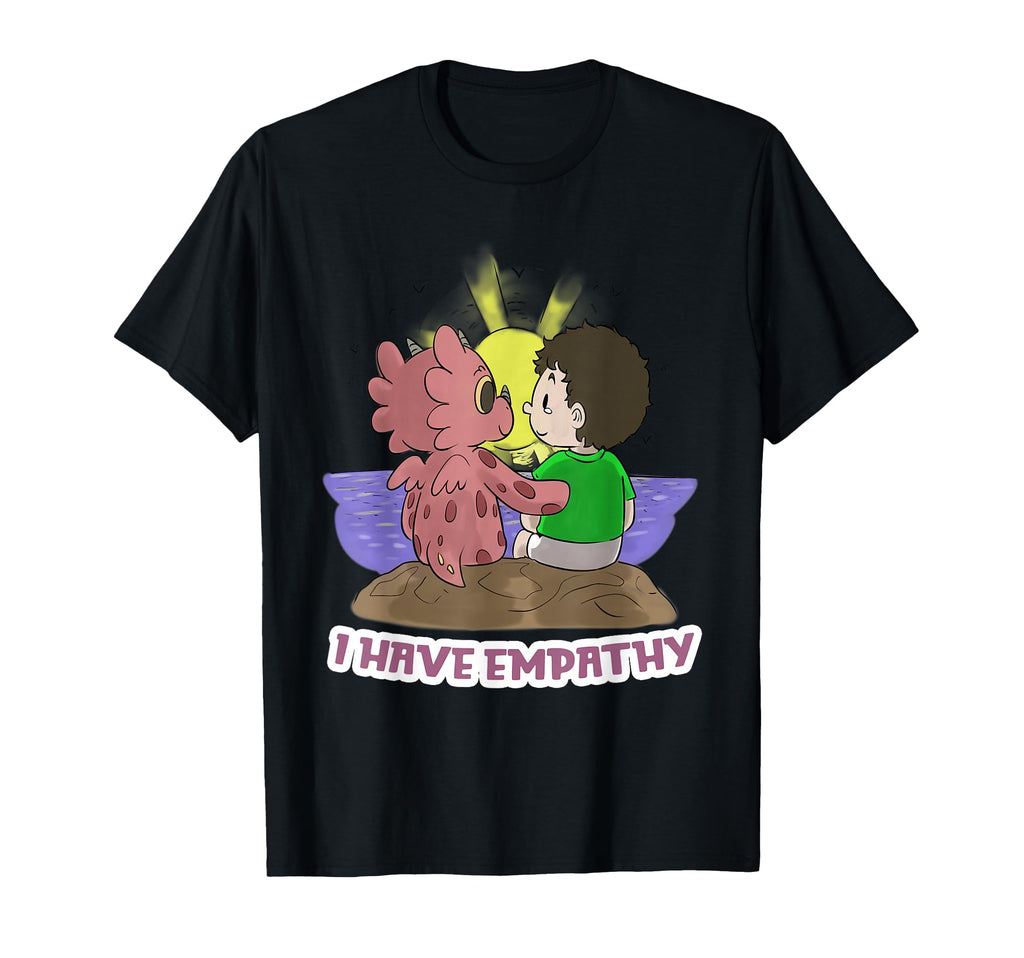 I Have Empathy My Dragon Books Brag T-Shirt - Minimalist Print Men Women - T-Shirt, Sweatshirt, Hoodie