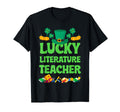 Lucky Literature Teacher Irish T-Shirt - Custom Art Print for Adults - T-Shirt, Sweatshirt, Hoodie