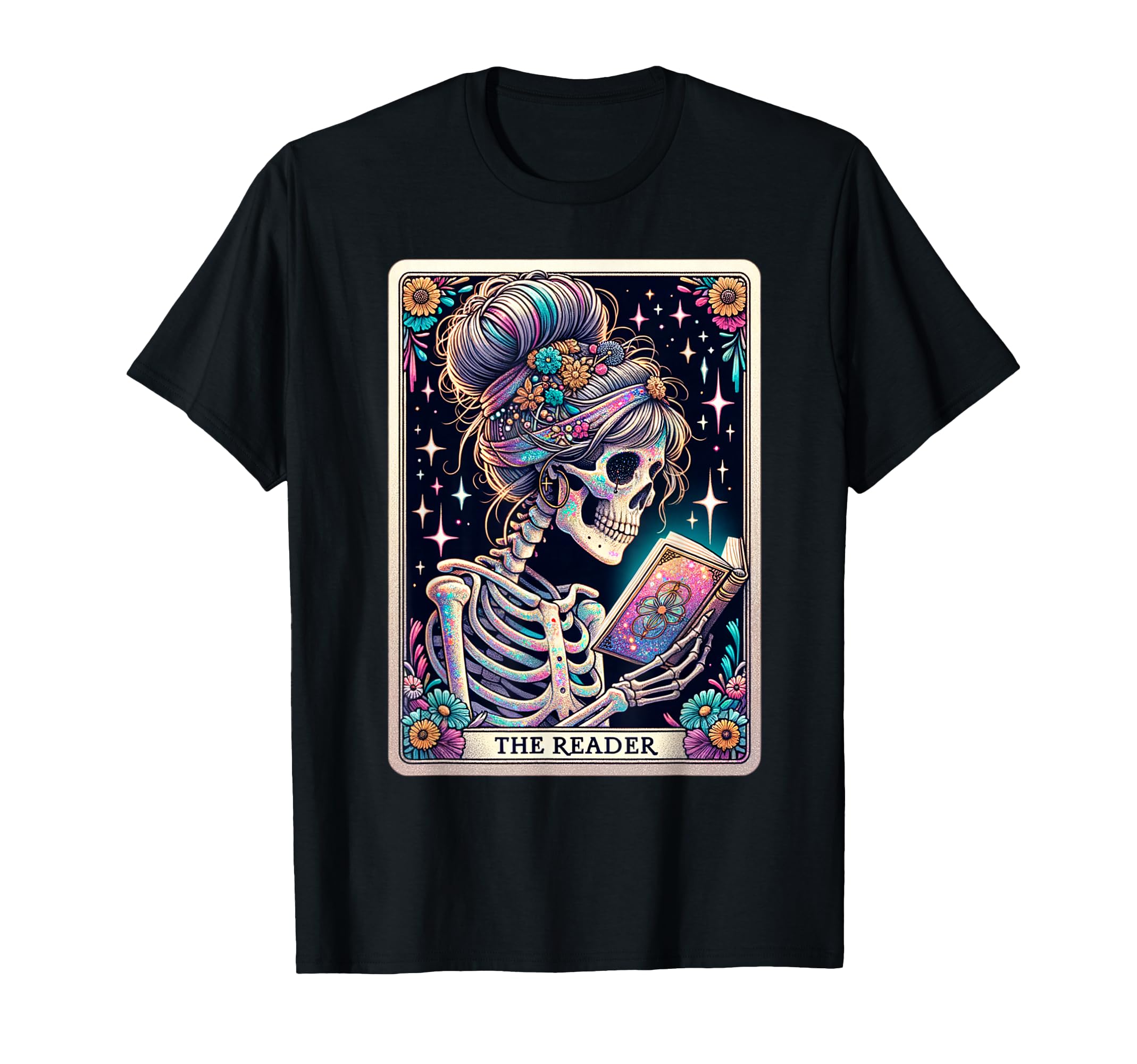 Reader Funny Tarot Card Book Lover T-Shirt - Unique Graphic Men Women - T-Shirt, Sweatshirt, Hoodie