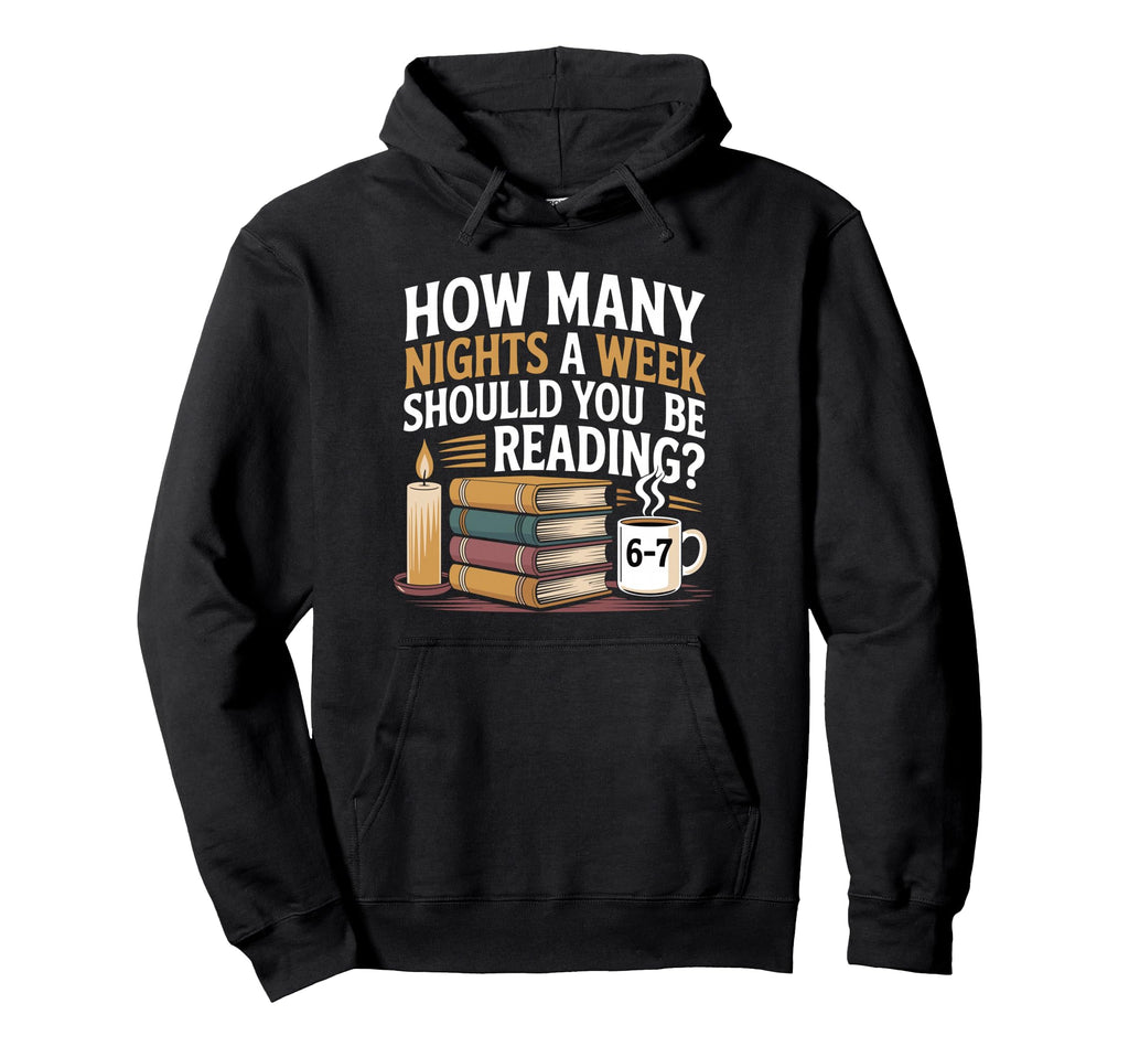 67 Nights Reading Meme Bibliophiles Hoodie - Minimalist Print Unisex - T-Shirt, Sweatshirt, Hoodie