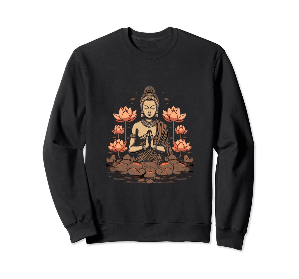 Yoga Namaste Lotus Spiritual Sweatshirt - Aesthetic Graphic Unisex - T-Shirt, Sweatshirt, Hoodie