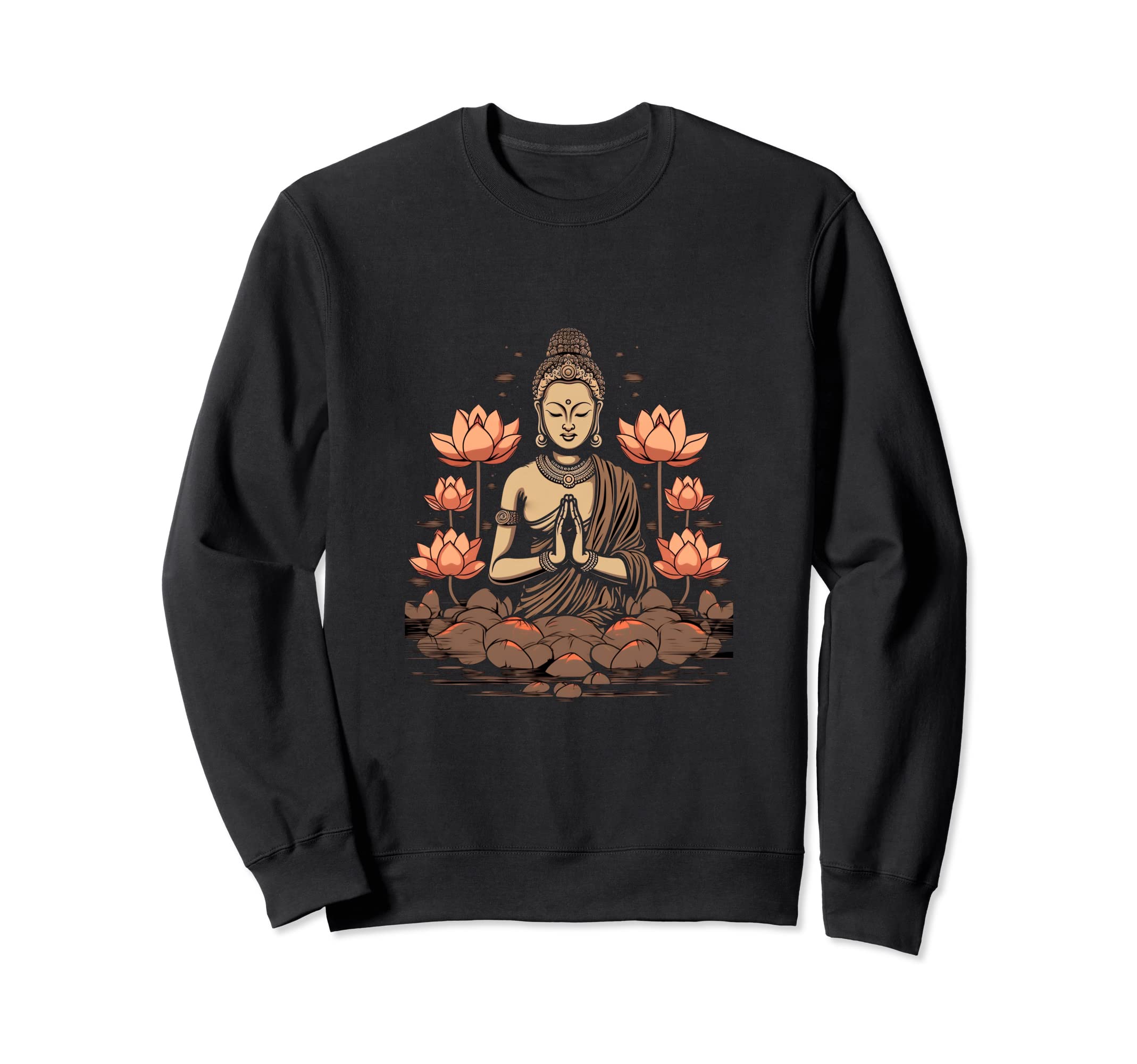 Yoga Namaste Lotus Spiritual Sweatshirt - Aesthetic Graphic Unisex - T-Shirt, Sweatshirt, Hoodie