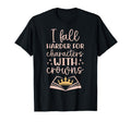 I Fall Characters W Crowns Fantasy Book T-Shirt - Graphic Print Unisex - T-Shirt, Sweatshirt, Hoodie