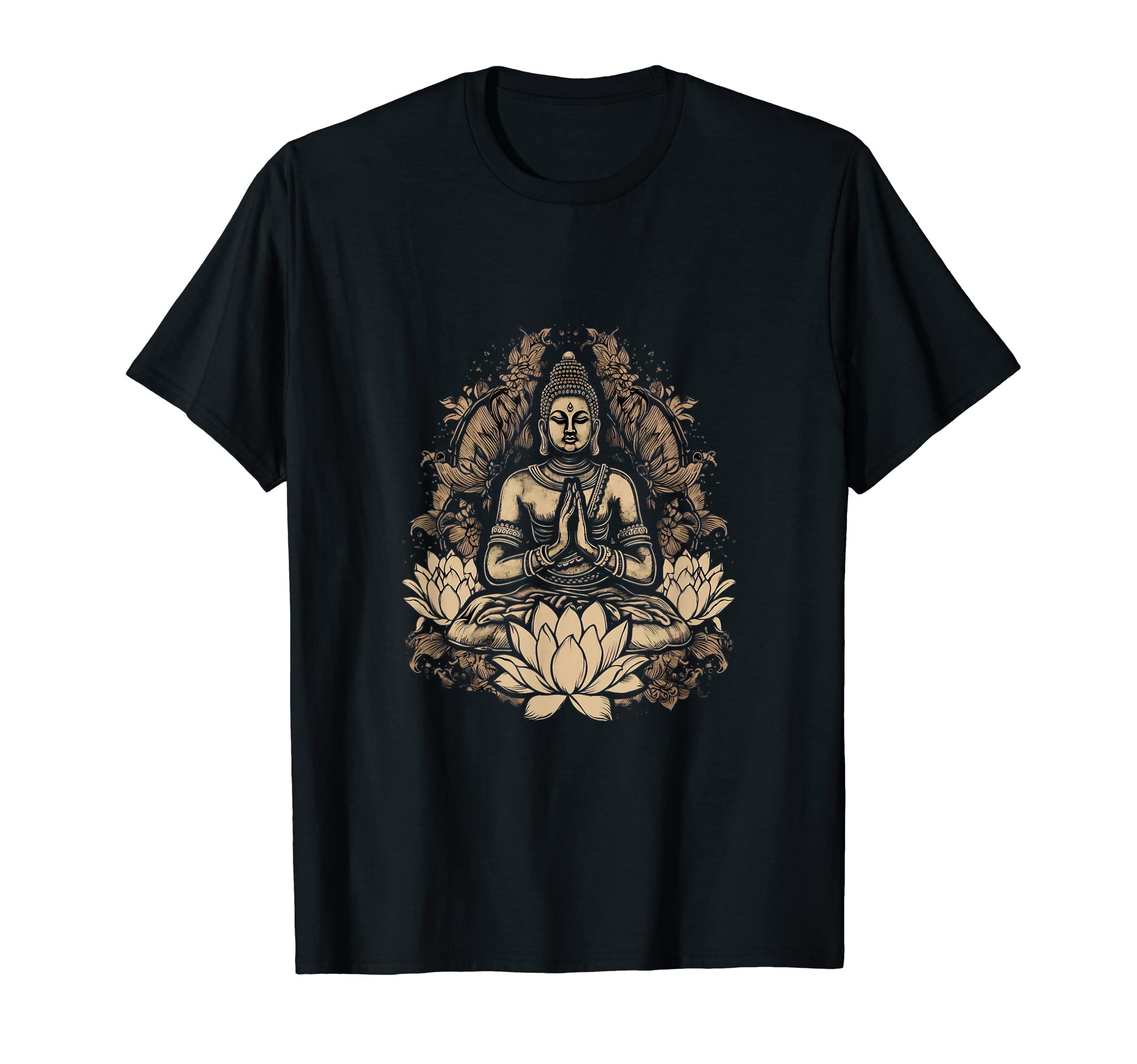 Yoga Namaste Lotus Spiritual T-Shirt - Casual Everyday Wear Unisex - T-Shirt, Sweatshirt, Hoodie