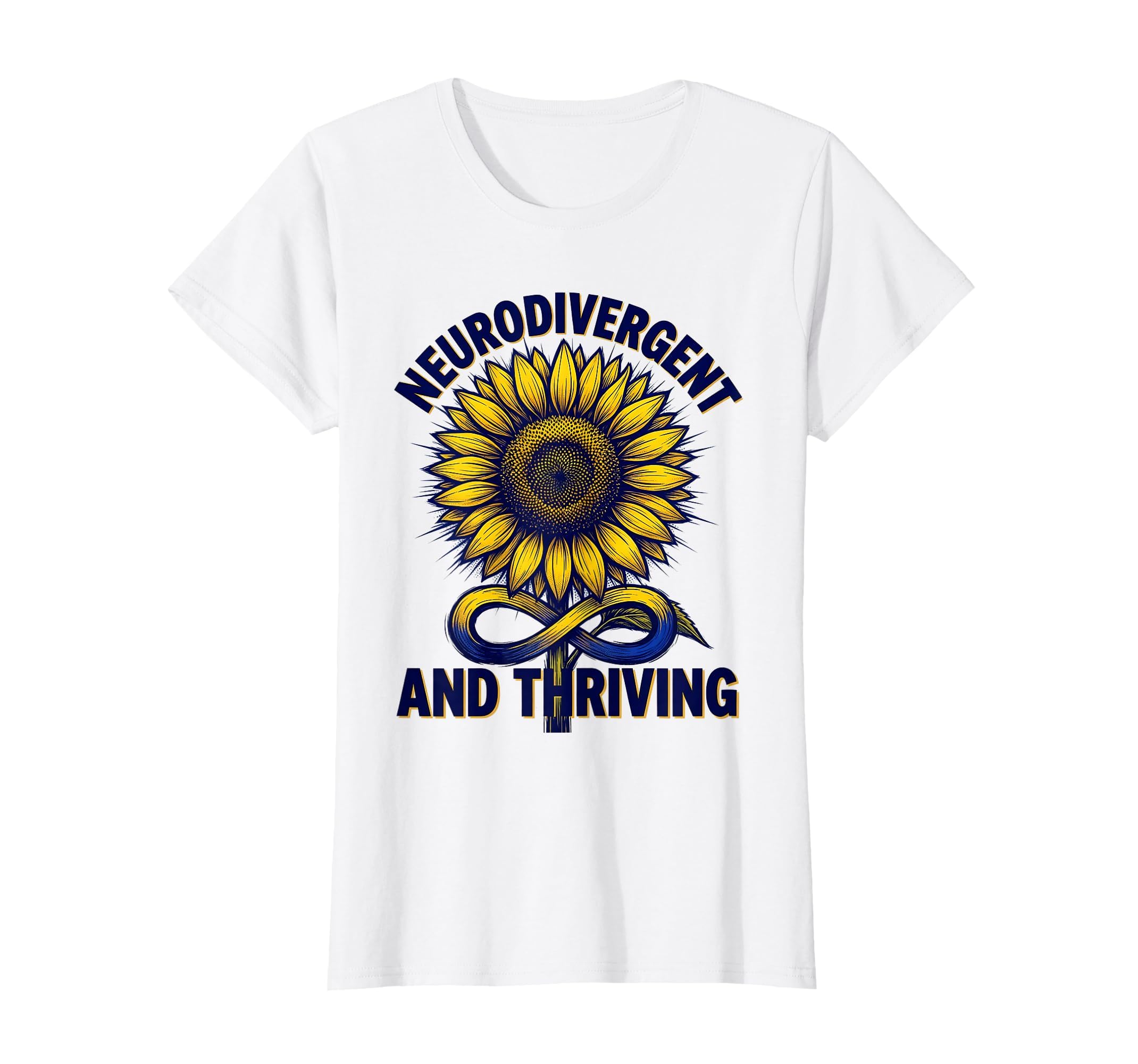 Neurodivergent And Thriving Autism Mom T-Shirt - Trendy Graphic for Adults - T-Shirt, Sweatshirt, Hoodie