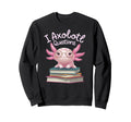 Axolotl Books I Axolotl Questions Sweatshirt - Aesthetic Graphic Unisex - T-Shirt, Sweatshirt, Hoodie