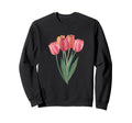 Tulip Flower Gift Tulips Floral Sweatshirt - Unique Graphic for Adults - T-Shirt, Sweatshirt, Hoodie