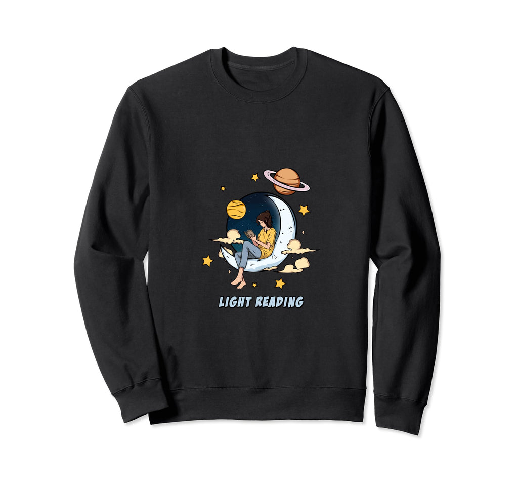 Light Reading Literature Book Sweatshirt - Streetwear Style for Adults - T-Shirt, Sweatshirt, Hoodie