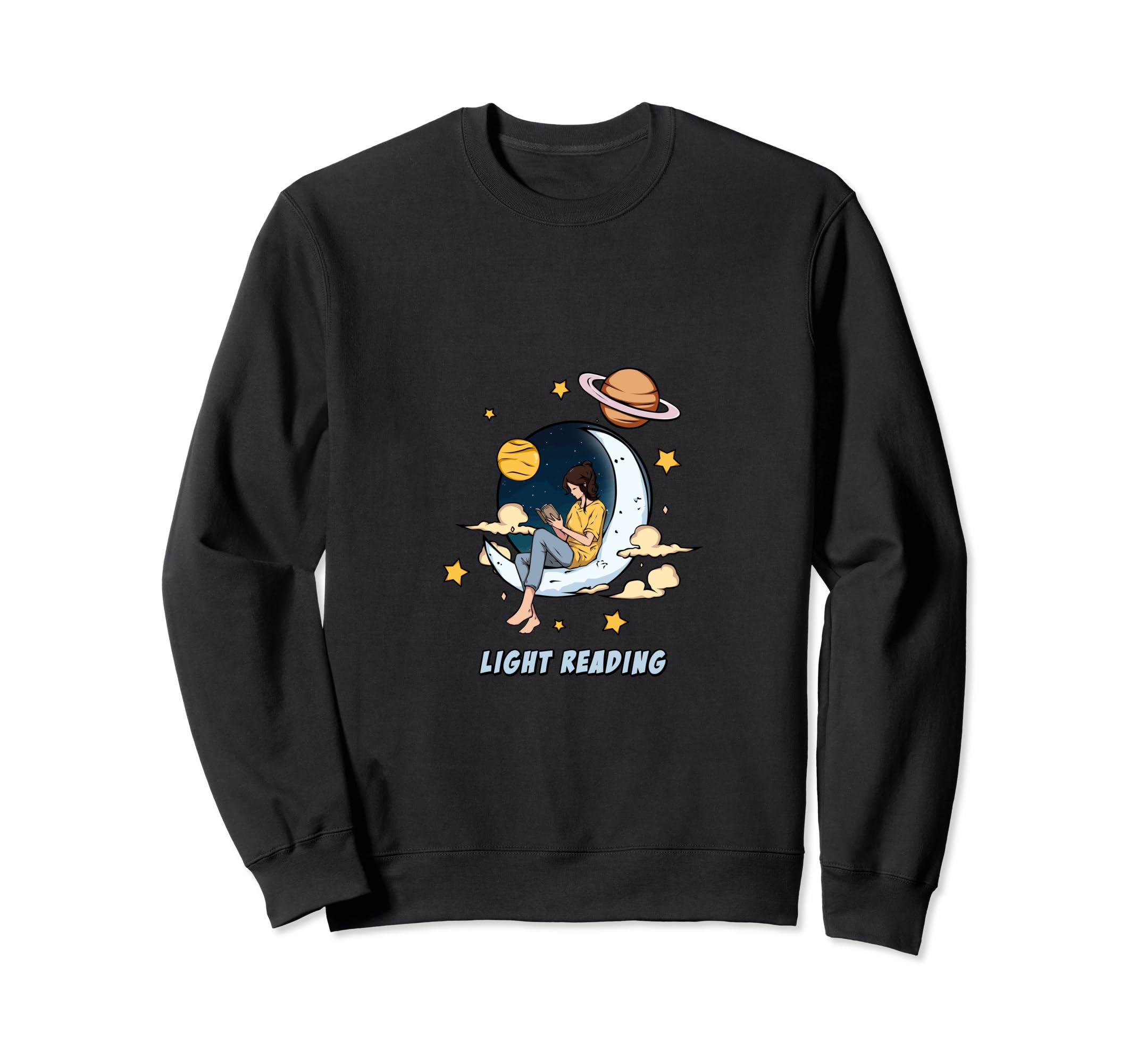 Light Reading Literature Book Sweatshirt - Streetwear Style for Adults - T-Shirt, Sweatshirt, Hoodie