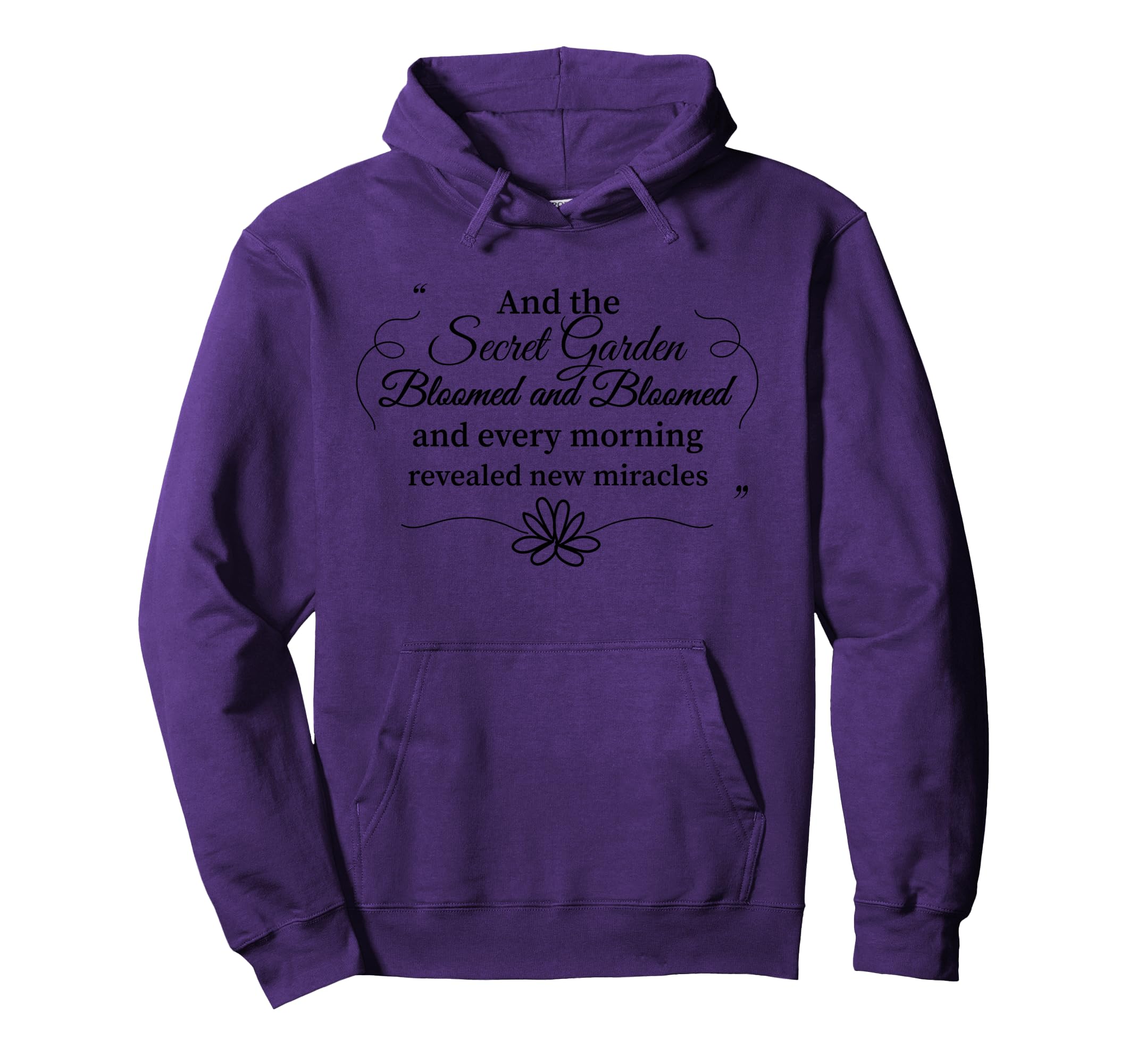 Secret Garden Book Lover Readers Hoodie - Fun Novelty Design Men Women - T-Shirt, Sweatshirt, Hoodie