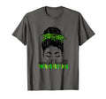 Mental Health Warrior Messy Bun Mental T-Shirt - Unique Graphic Men Women - T-Shirt, Sweatshirt, Hoodie