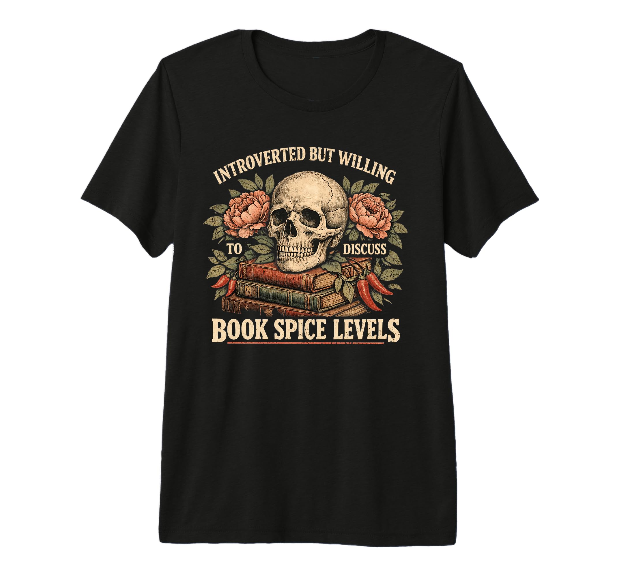 Introverted Spicy Book Lover T-Shirt - Casual Everyday Wear for Adults - T-Shirt, Sweatshirt, Hoodie