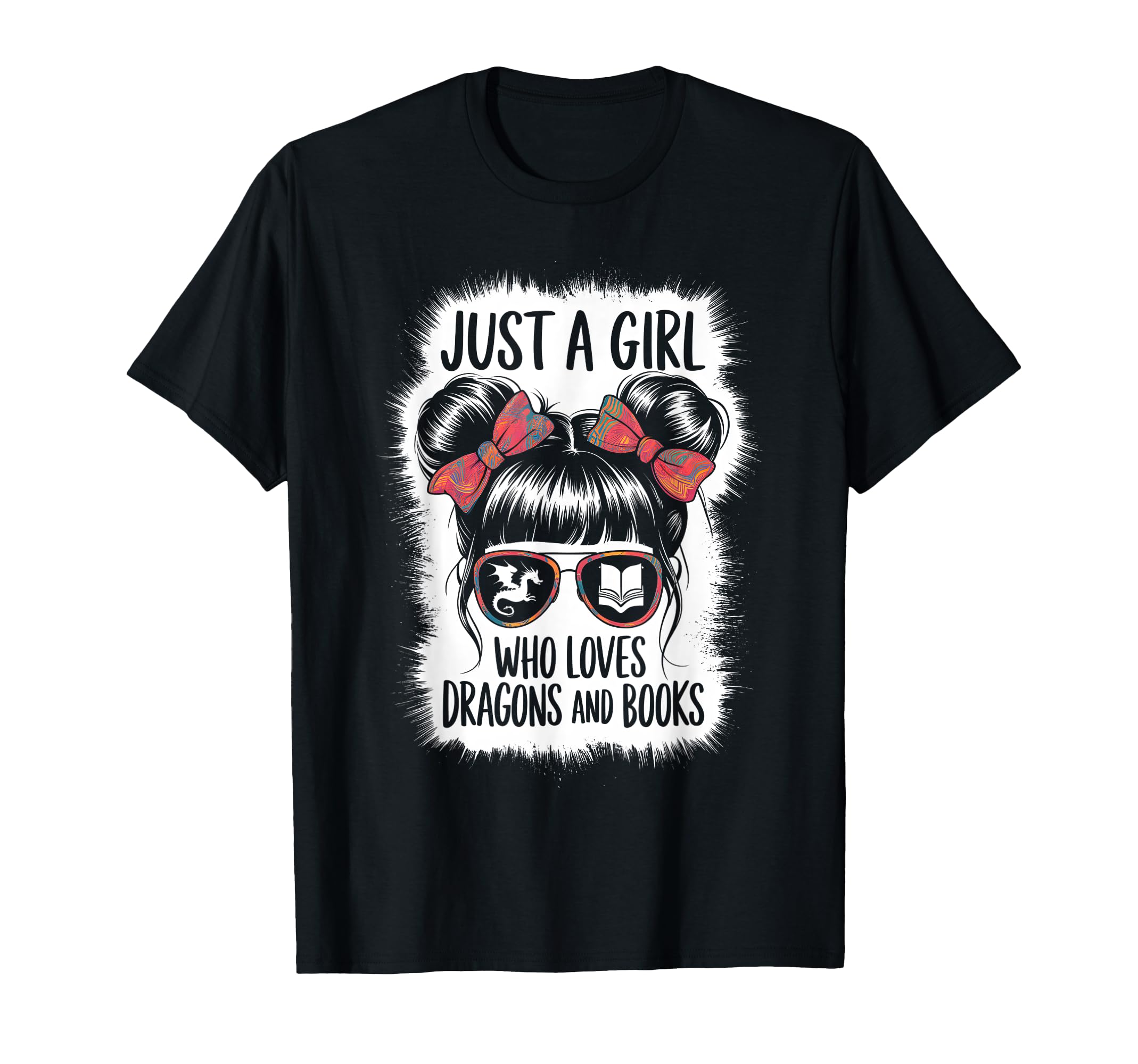 Just Who Loves Dragons And Books T-Shirt - Casual Everyday Wear for Adults - T-Shirt, Sweatshirt, Hoodie