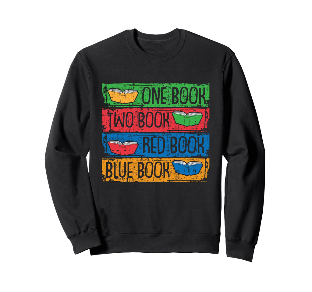 Book Lover Reading Book Worm Sweatshirt - Minimalist Print Men Women - T-Shirt, Sweatshirt, Hoodie