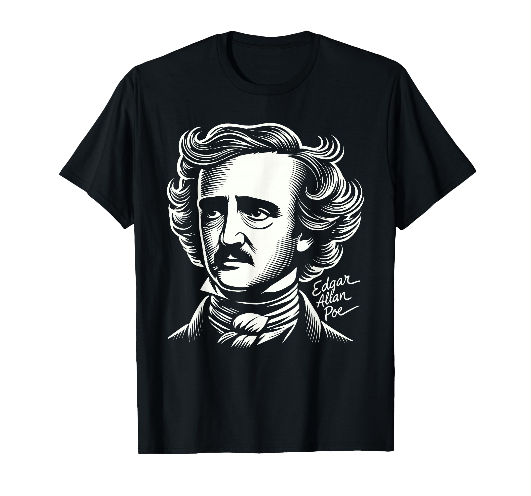 Edgar Allan Poe Raven Gothic T-Shirt - Streetwear Style for Adults - T-Shirt, Sweatshirt, Hoodie