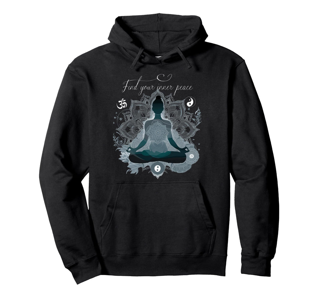 Meditation Mindfulness Spiritual Hoodie - Custom Art Print Men Women - T-Shirt, Sweatshirt, Hoodie
