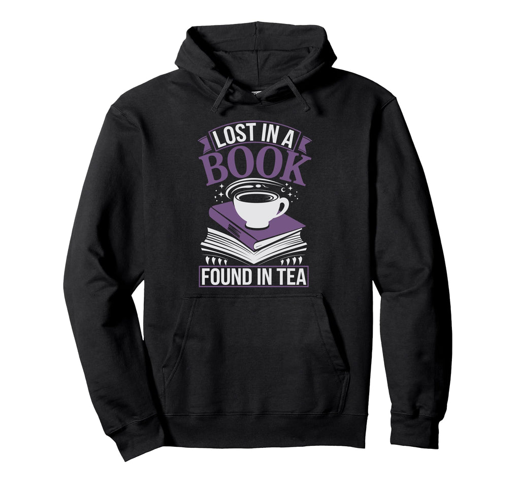 Tea And Literature Cozy Reading Nook Hoodie - Novelty Apparel for Adults - T-Shirt, Sweatshirt, Hoodie