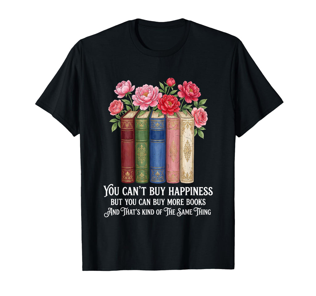 Happiness Book Nerd Reading Funny T-Shirt - Trendy Graphic for Adults - T-Shirt, Sweatshirt, Hoodie