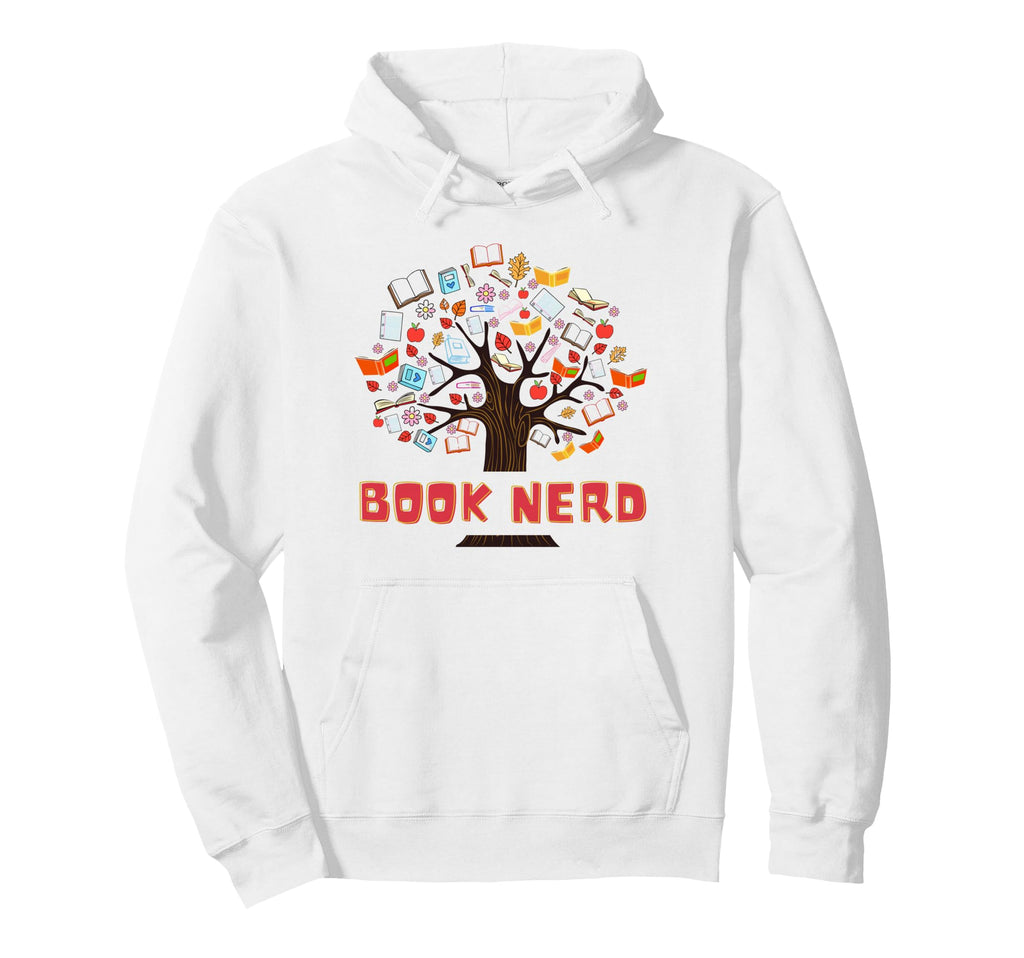 Book Nerd All Ages Reading Books Hoodie - Aesthetic Graphic for Adults - T-Shirt, Sweatshirt, Hoodie