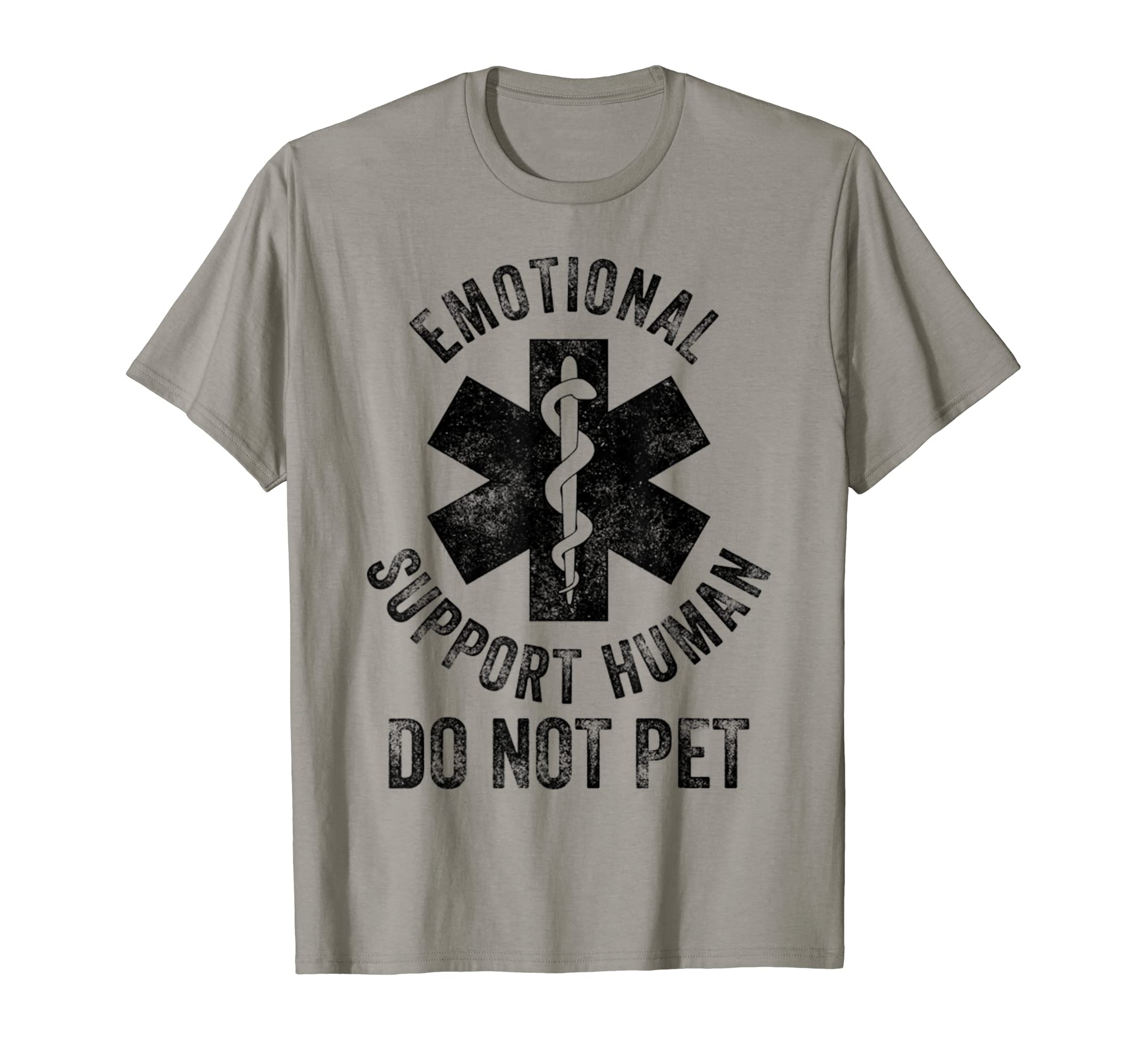 Emotional Support Human Do Not Pet T-Shirt - Custom Art Print Men Women - T-Shirt, Sweatshirt, Hoodie