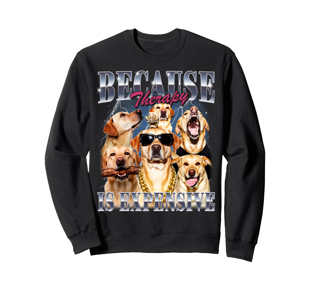 Golden Labrador 90S Yellow Lab Mom Sweatshirt - Trendy Graphic for Adults - T-Shirt, Sweatshirt, Hoodie