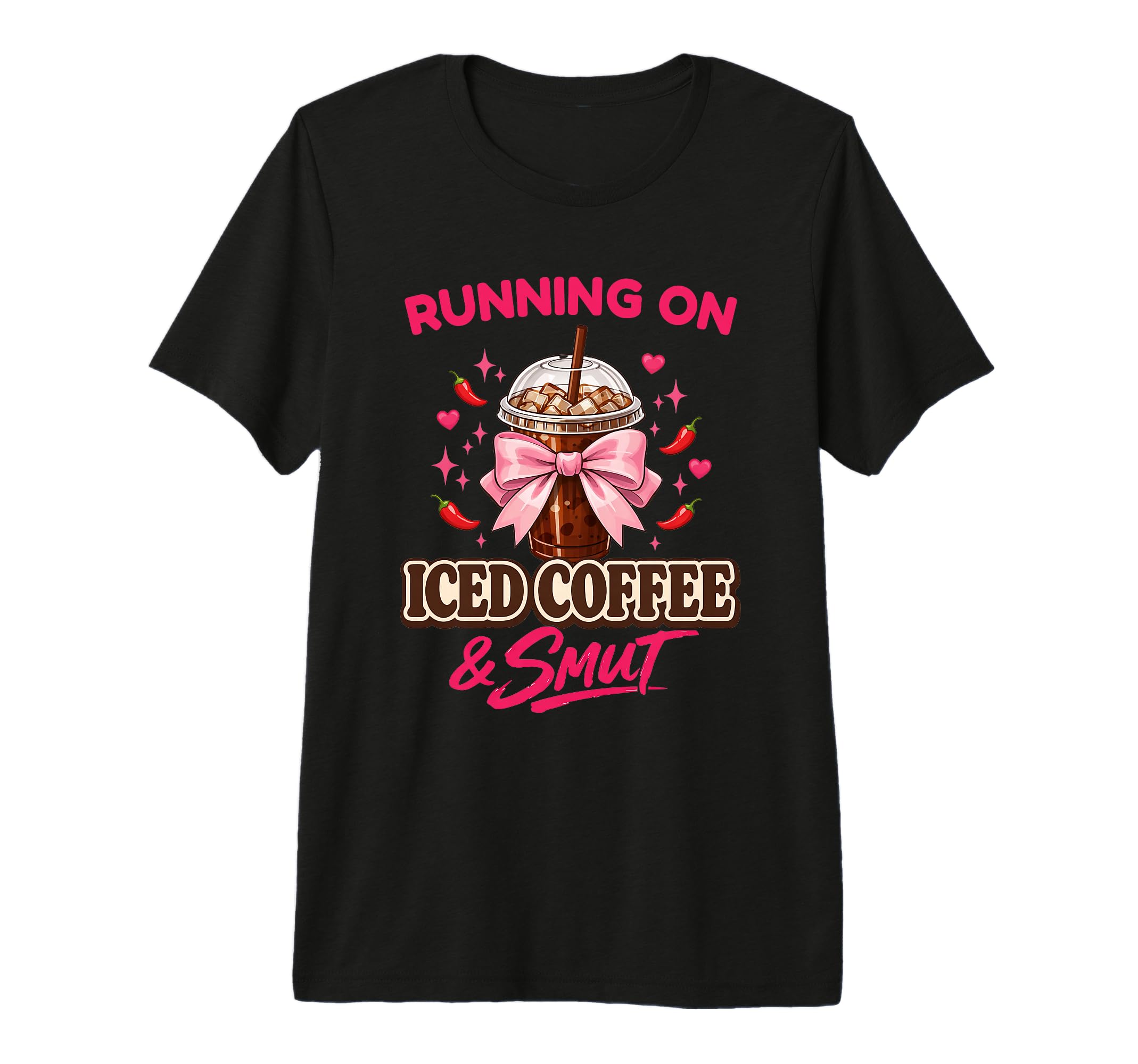 Running Iced Coffee And Smut T-Shirt - Casual Everyday Wear Men Women - T-Shirt, Sweatshirt, Hoodie