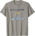 Kuala Lumpur Malaysia Vintage Skyline Retro Graphic T-Shirt Unisex T-shirt, Sweatshirt, Hoodie, Long Sleeve Tee - T-Shirt, Sweatshirt, Hoodie