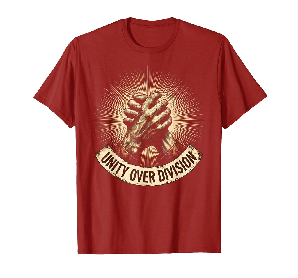Unity Over Division Bold Political T-Shirt - Aesthetic Graphic Unisex - T-Shirt, Sweatshirt, Hoodie