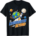 First Day of Kindergarten Shirt Boys 1st Day of School Space T-Shirt Unisex T-shirt, Sweatshirt, Hoodie, Long Sleeve Tee - T-Shirt, Sweatshirt, Hoodie