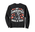 Black Lab My Therapist Has Sweatshirt - Casual Everyday Wear Men Women - T-Shirt, Sweatshirt, Hoodie