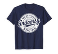 Indoorsy Selectively Social T-Shirt - Aesthetic Graphic for Adults - T-Shirt, Sweatshirt, Hoodie